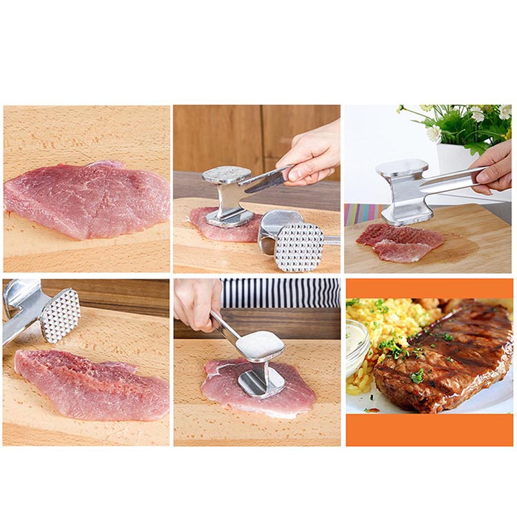 High-quality beef hammer for effective meat tenderizing. High-quality beef hammer for effective meat tenderizing.